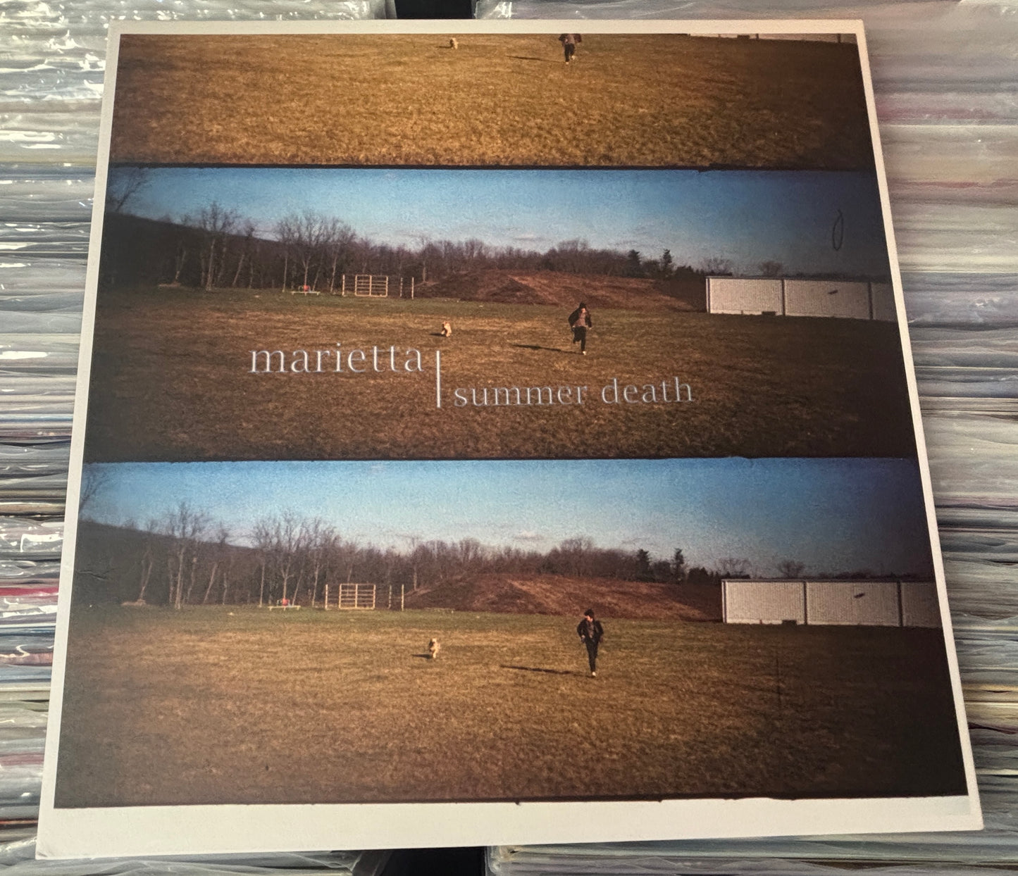 USED: Marietta - Summer Death LP clear blue smoke vinyl record