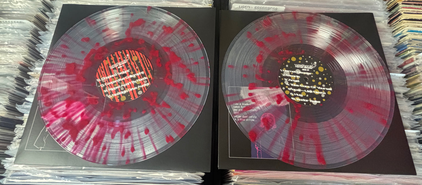 USED: Weatherday - Hornet Disaster 2xLP clear with red splatter vinyl record