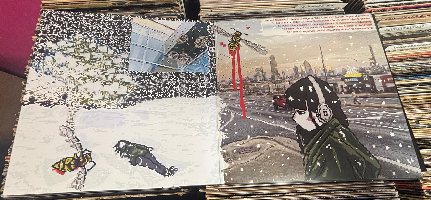 USED: Weatherday - Hornet Disaster 2xLP clear with red splatter vinyl record