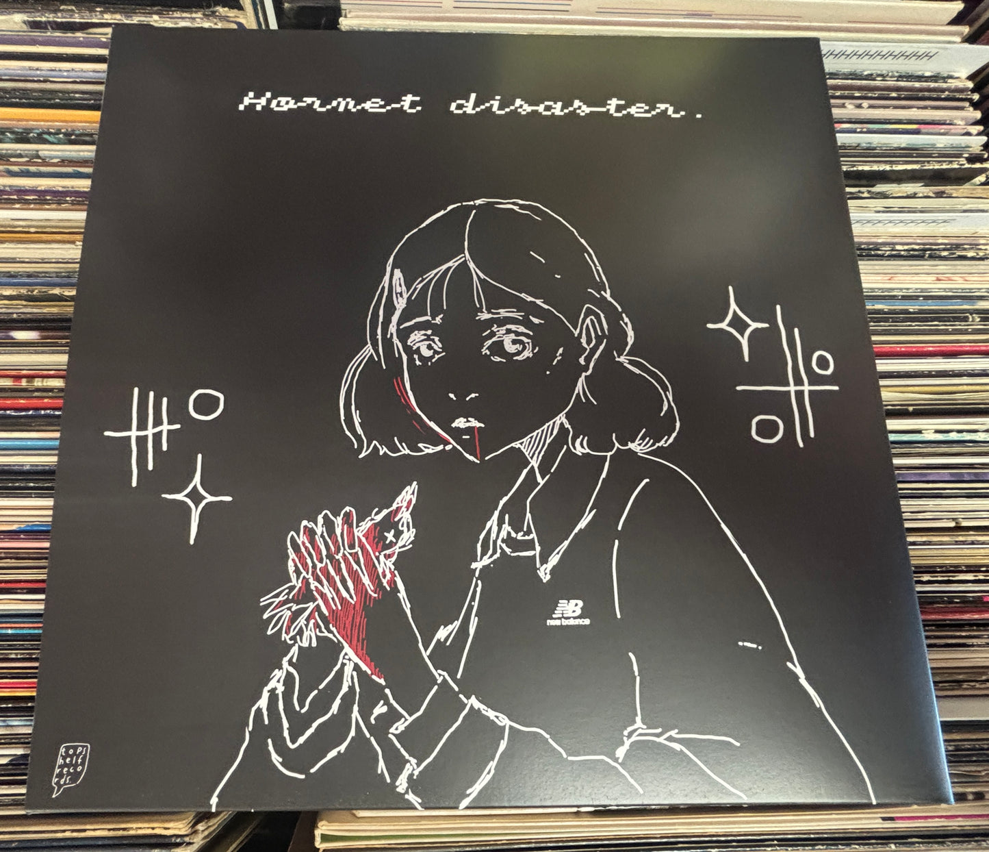 USED: Weatherday - Hornet Disaster 2xLP clear with red splatter vinyl record