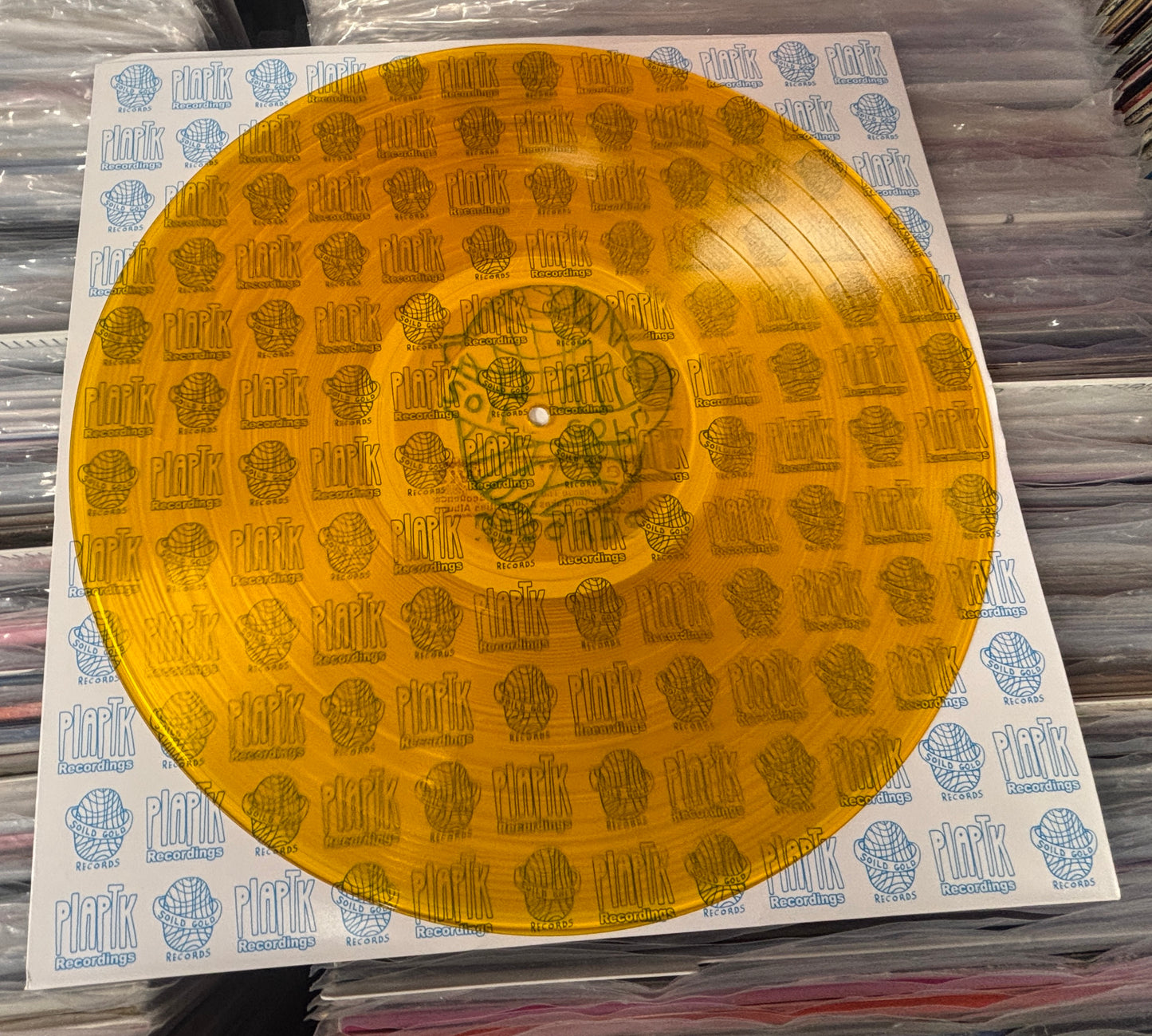 USED: Jeffrey Lewis - Did Not Choose the Tracks or Sequence For this Out-Takes and Rarities Album 2007-2014 LP gold vinyl record