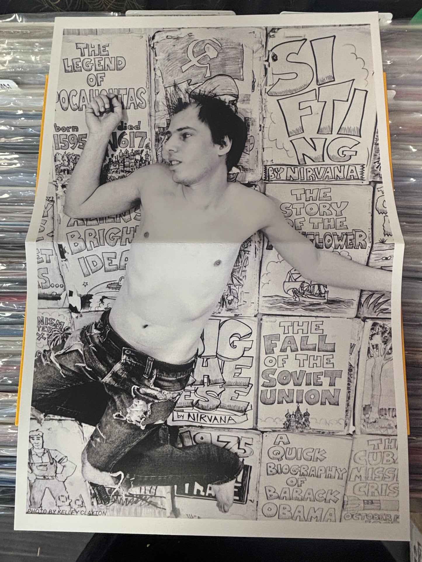 USED: Jeffrey Lewis - Did Not Choose the Tracks or Sequence For this Out-Takes and Rarities Album 2007-2014 LP gold vinyl record