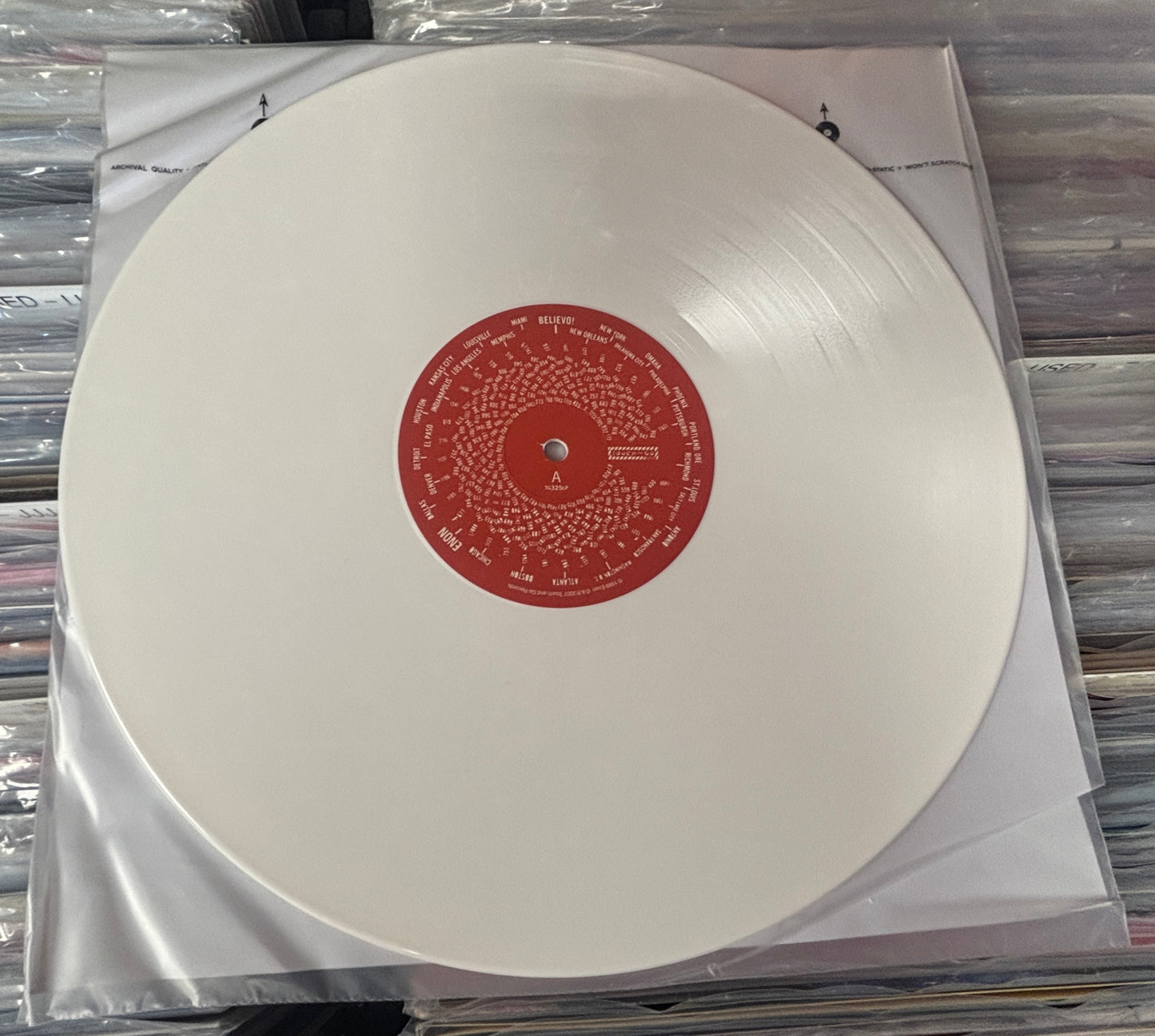 USED: Enon - Believo! LP white vinyl record