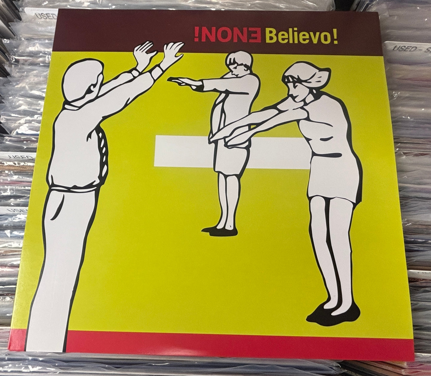 USED: Enon - Believo! LP white vinyl record
