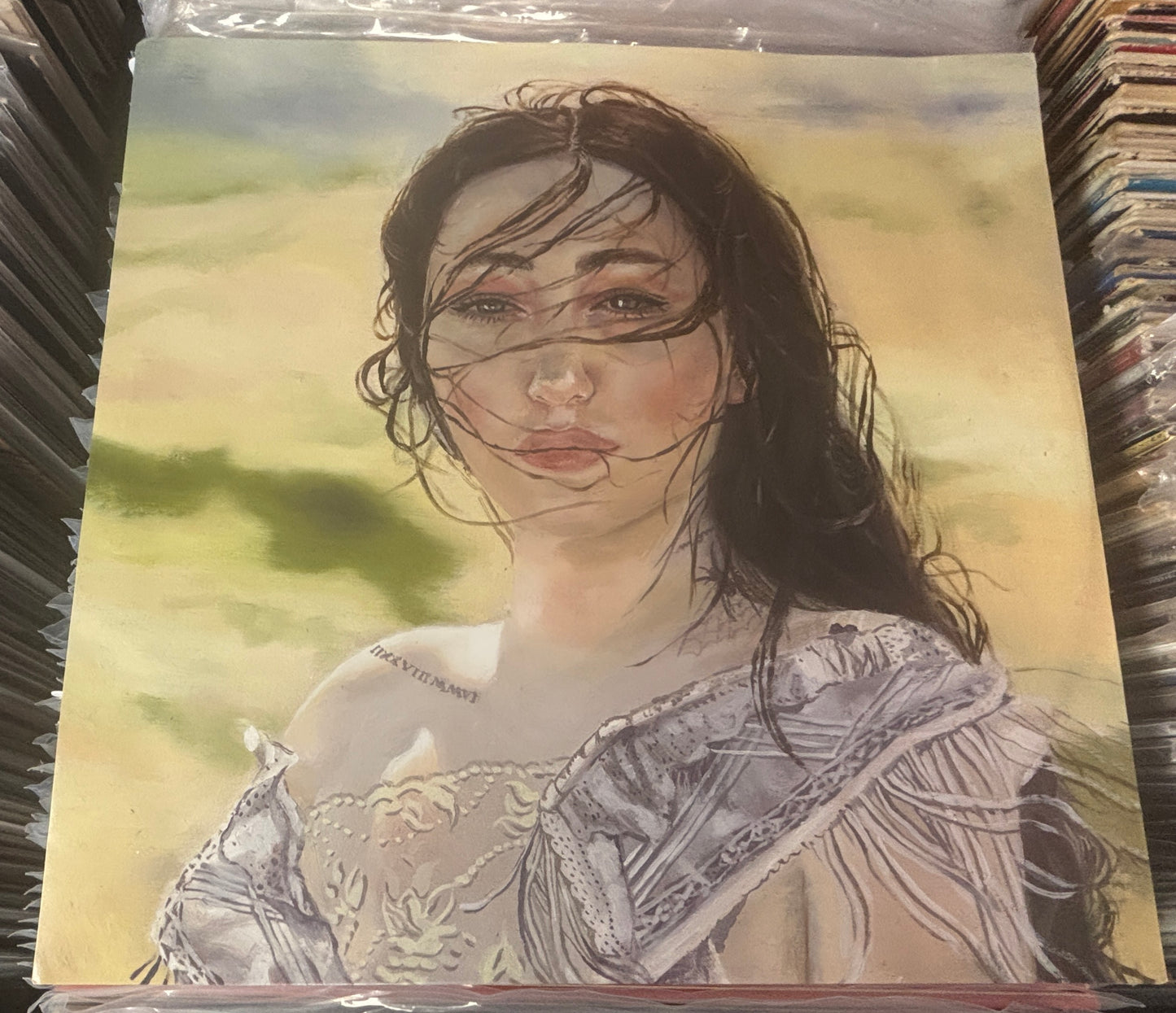 USED: Noah Cyrus - The Hardest Part LP vinyl record