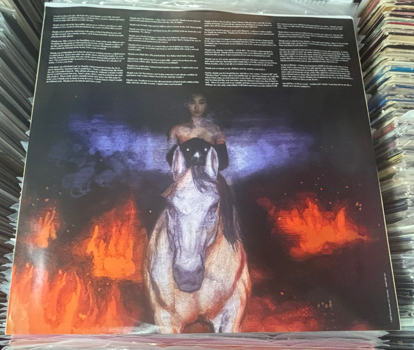 USED: Noah Cyrus - The Hardest Part LP vinyl record
