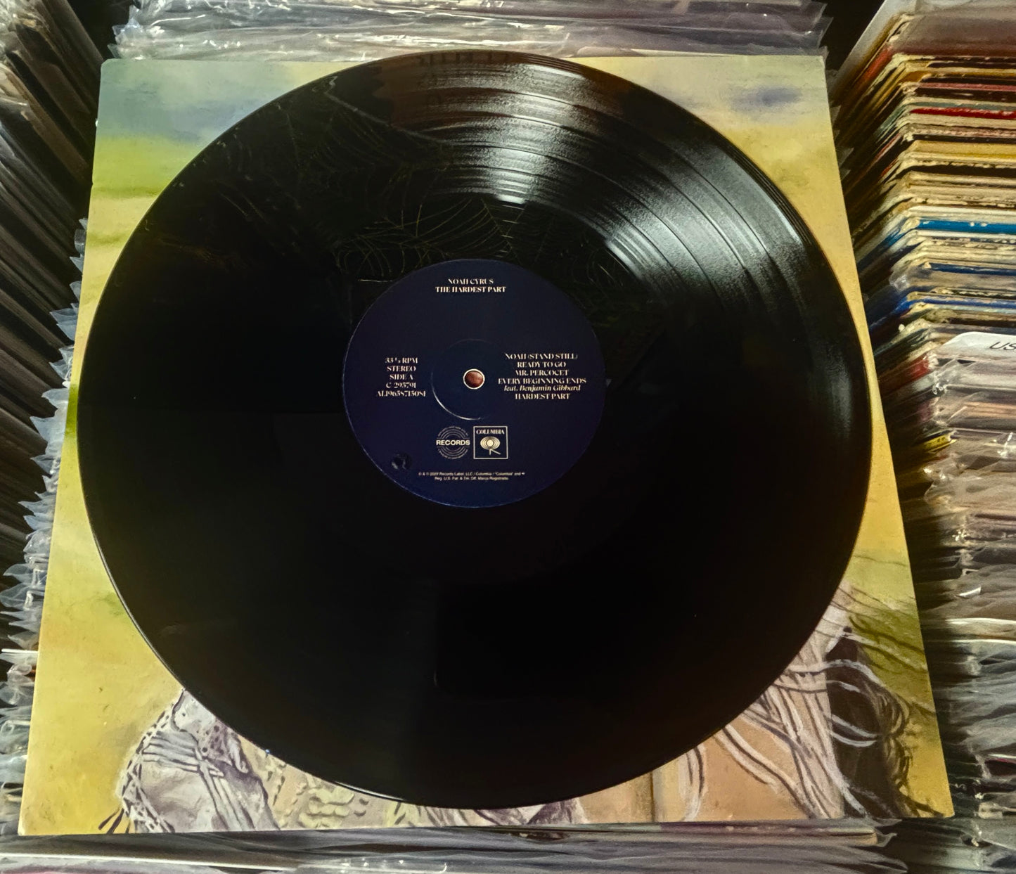 USED: Noah Cyrus - The Hardest Part LP vinyl record