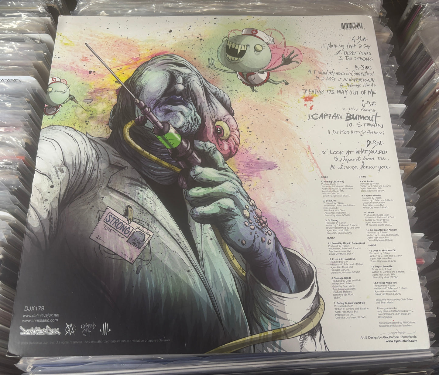 USED: Cage - Depart From Me 2xLP vinyl record (2009 pressing)