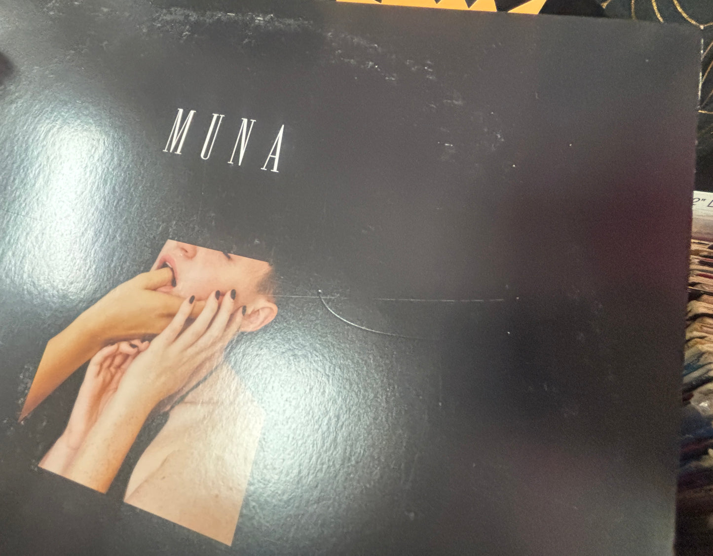 USED: Muna - About U 2xLP pink vinyl record (2017 First Pressing)