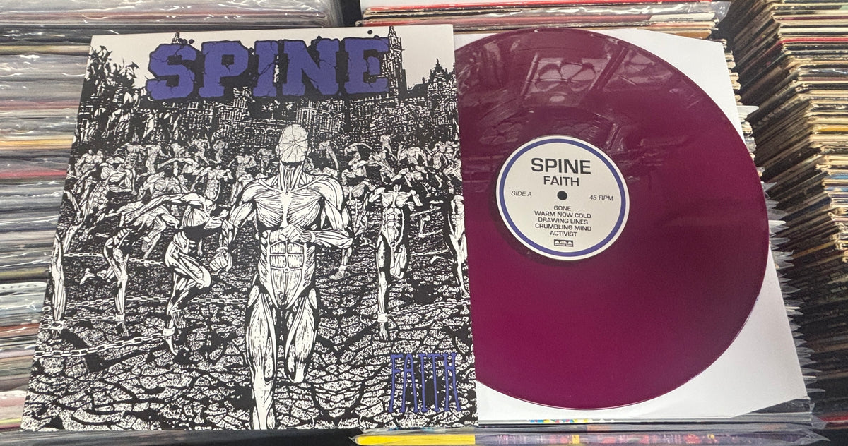 USED: Spine - Faith LP purple vinyl record