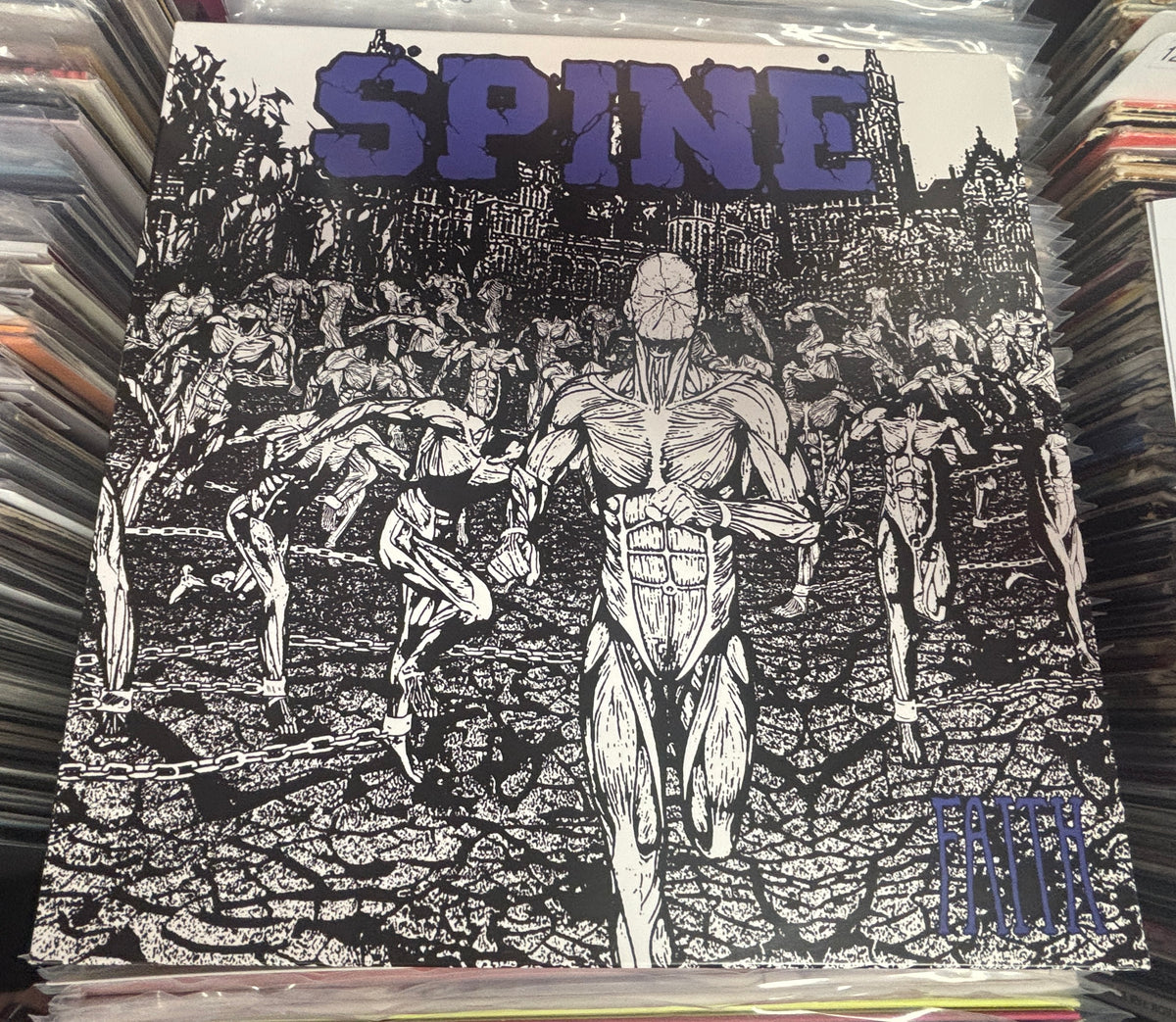 USED: Spine - Faith LP purple vinyl record