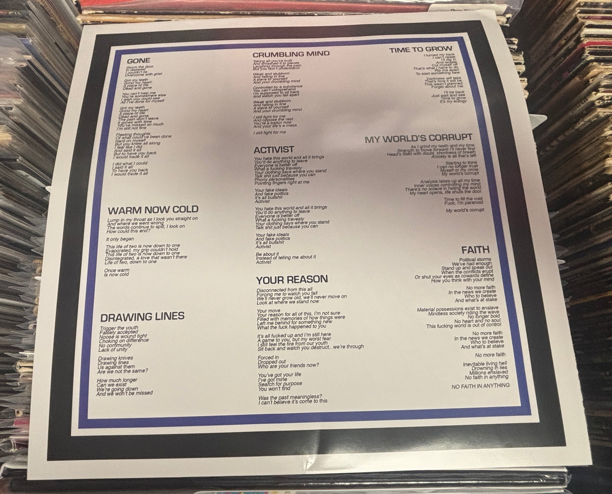 USED: Spine - Faith LP purple vinyl record