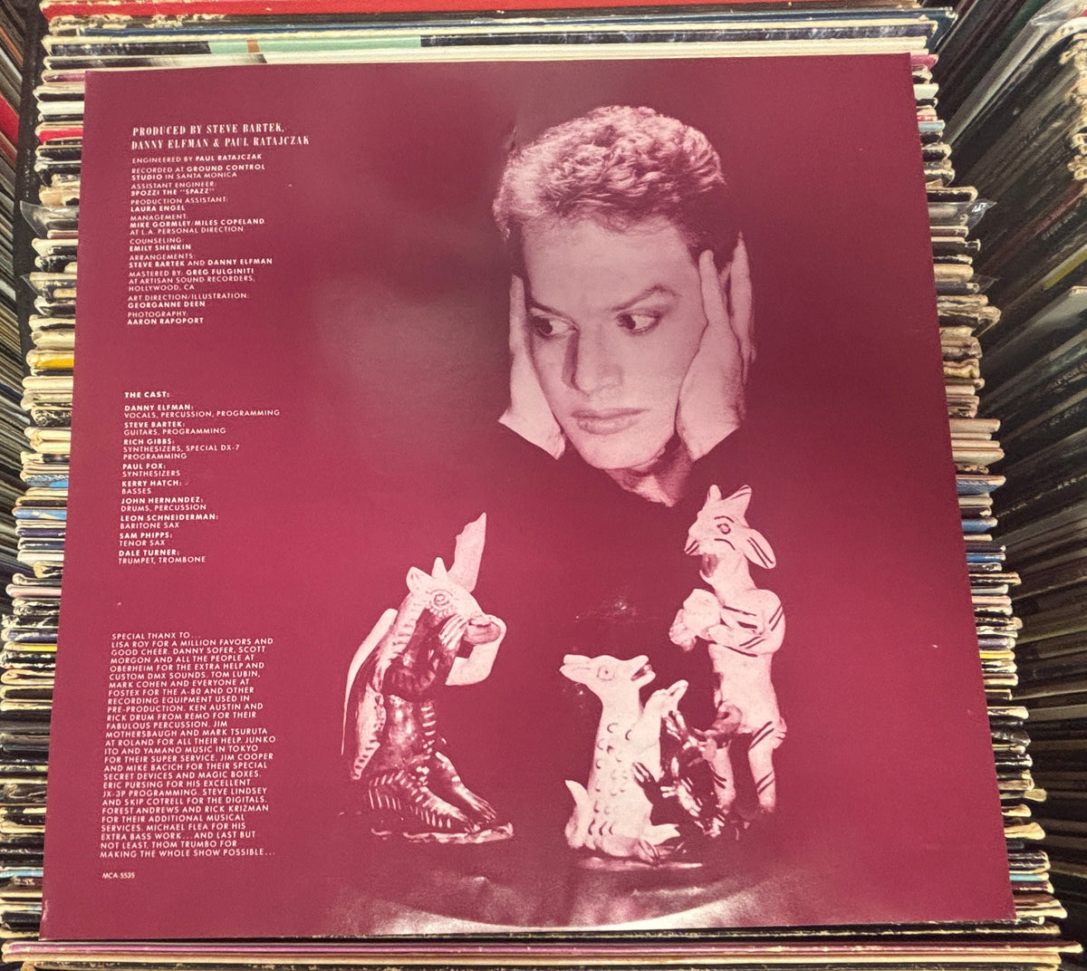USED: Danny Elfman - So-Lo LP vinyl record (original 1984 pressing)