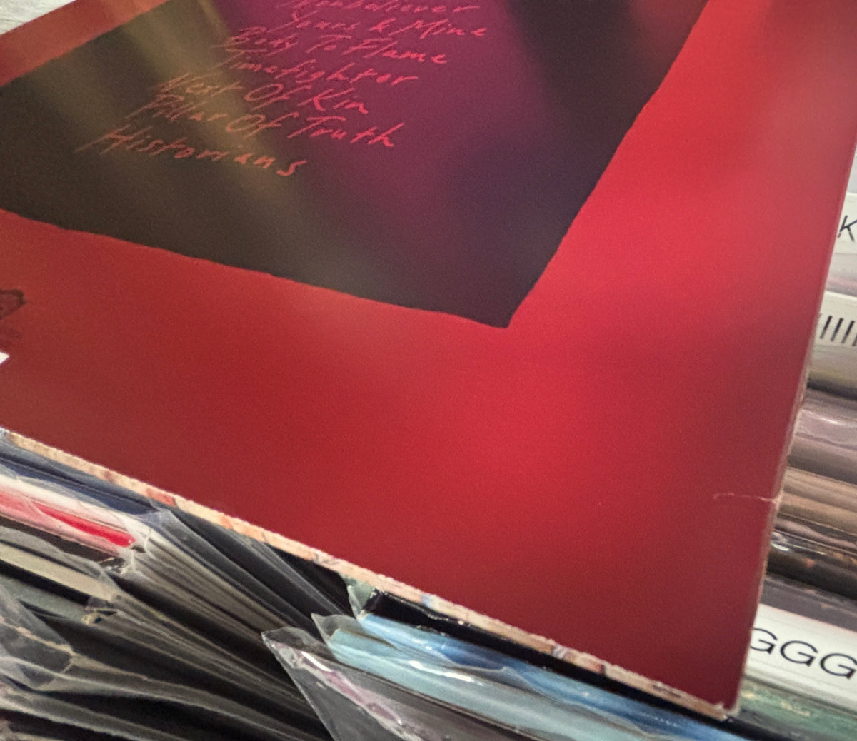 USED: Lucy Dacus - Historian LP red vinyl record (5th Anniversary Edition)