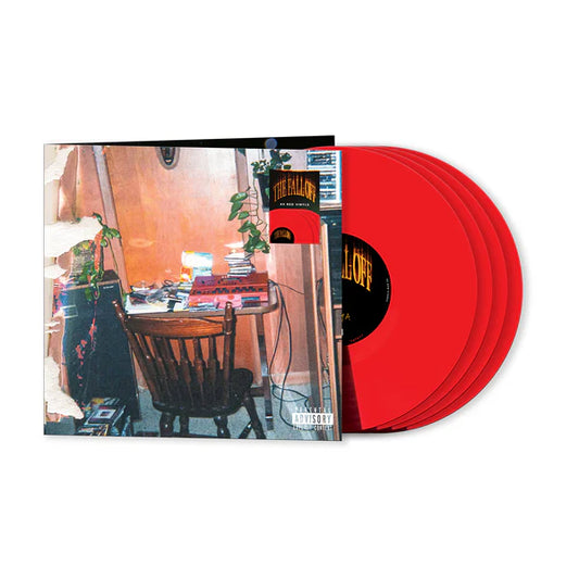 J. Cole - The Fall-Off 4xLP record (red vinyl)