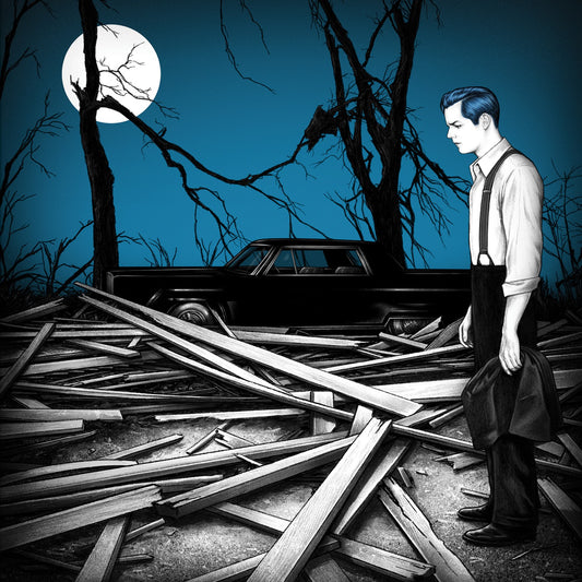 Jack White - Fear of thr Dawn LP record (blue vinyl)