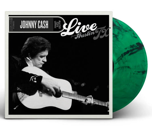 Johnny Cash - Live From Austin, TX LP record (green vinyl)