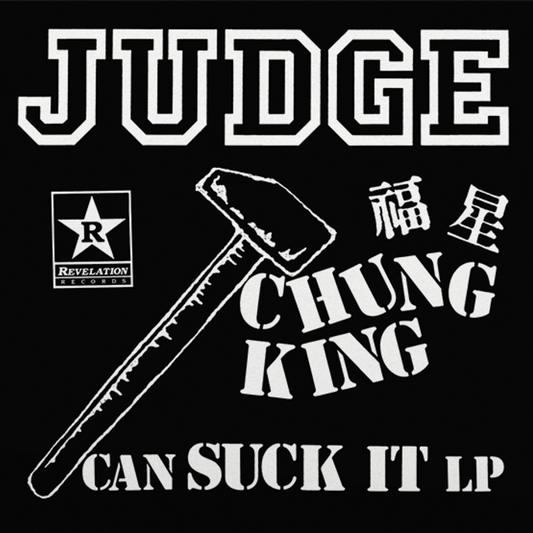 Judge - Chung King Can Suck It LP record (blue vinyl)