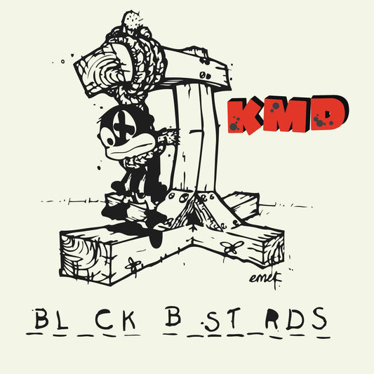 KMD - Bl_ck B_st_rds LP record (red vinyl)