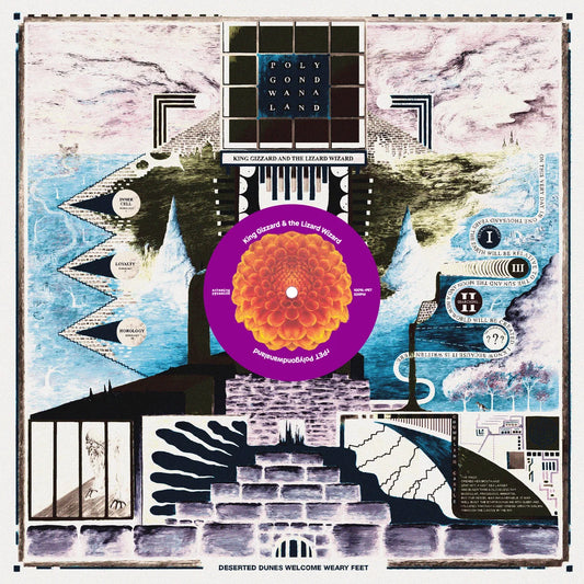 King Gizzard and the Lizard Wizard - Polygondwanaland LP record (translucent purple vinyl)