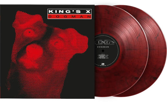 King's X - Dogman LP record (red/black marbled vinyl)