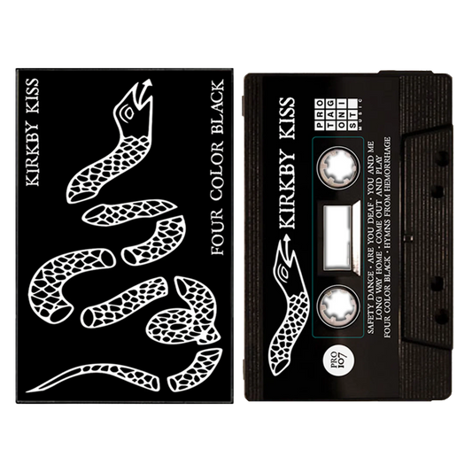 Kirkby Kiss - Four Color Black cassette tape