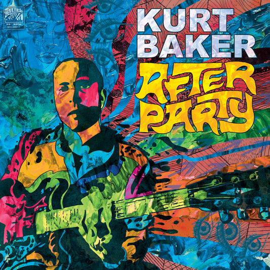 USED: Kurt Baker - After Party LP record (blue vinyl)