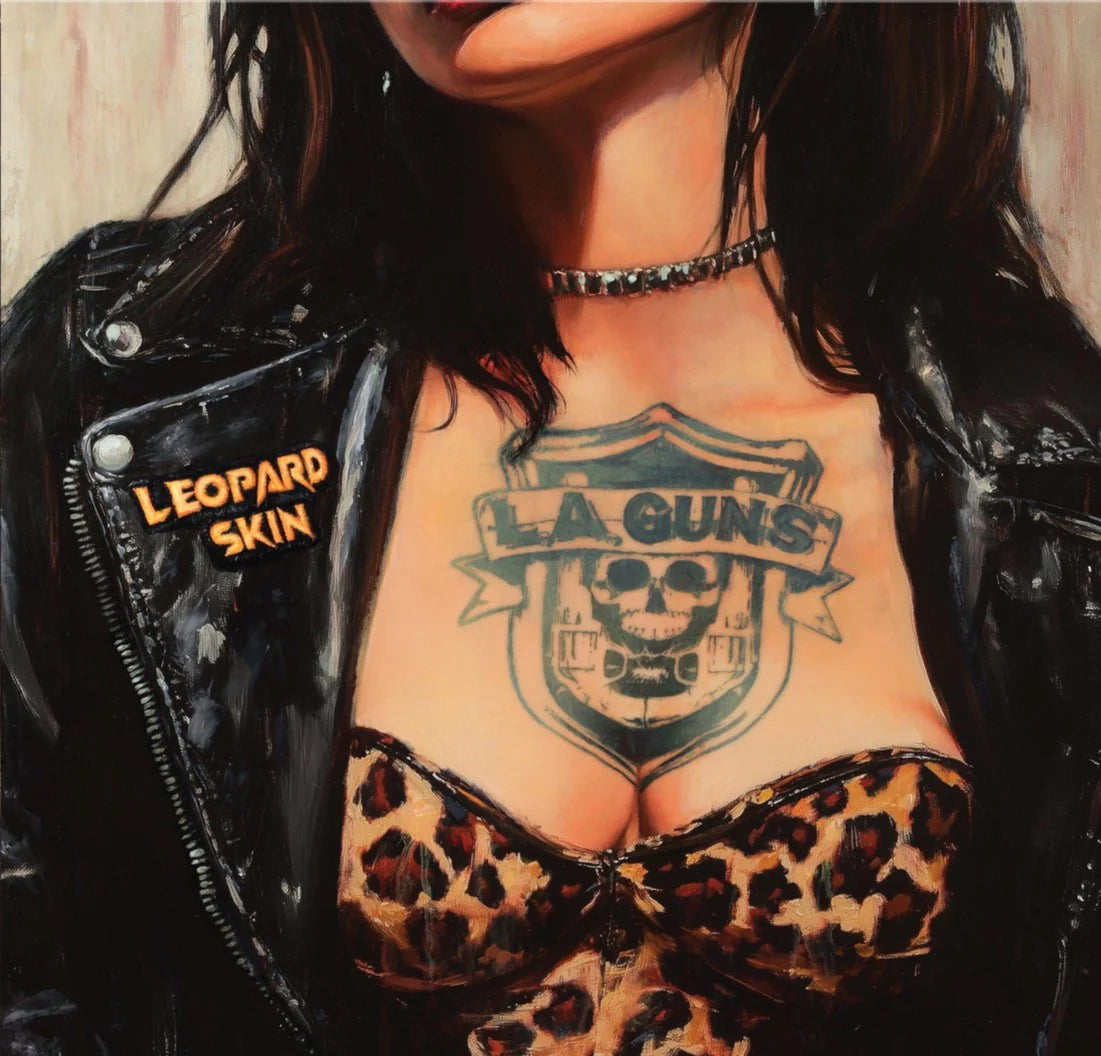 L.A. Guns - Leopard Skin LP record ("haze splatter" vinyl)