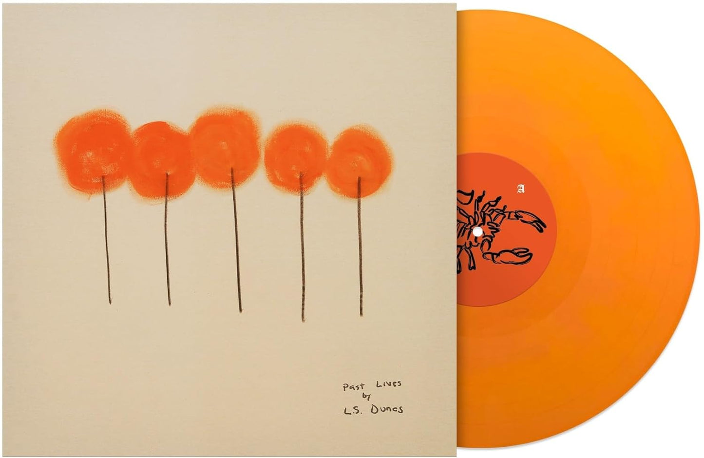 L.S. Dunes - Past Lives LP record (orange vinyl)