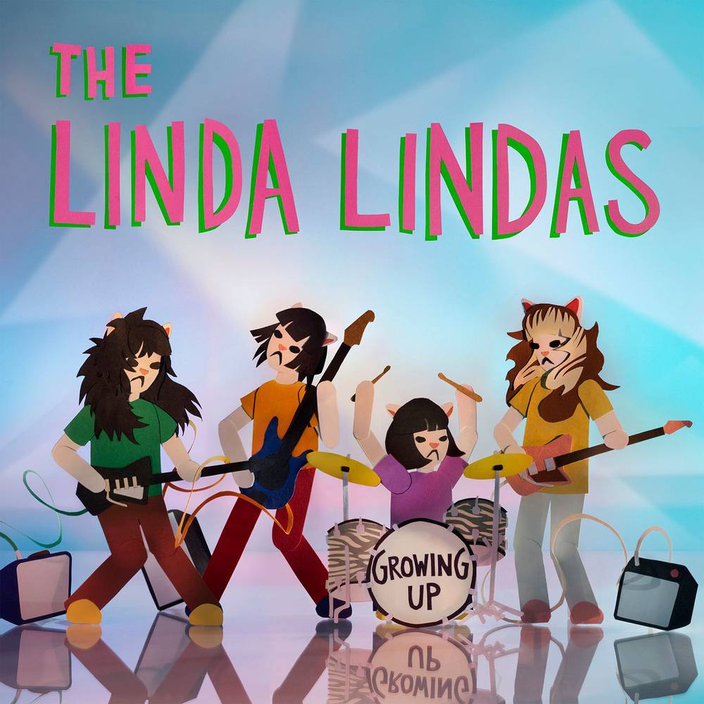 The Linda Lindas - Growing LP record (clear vinyl w/ splatter)