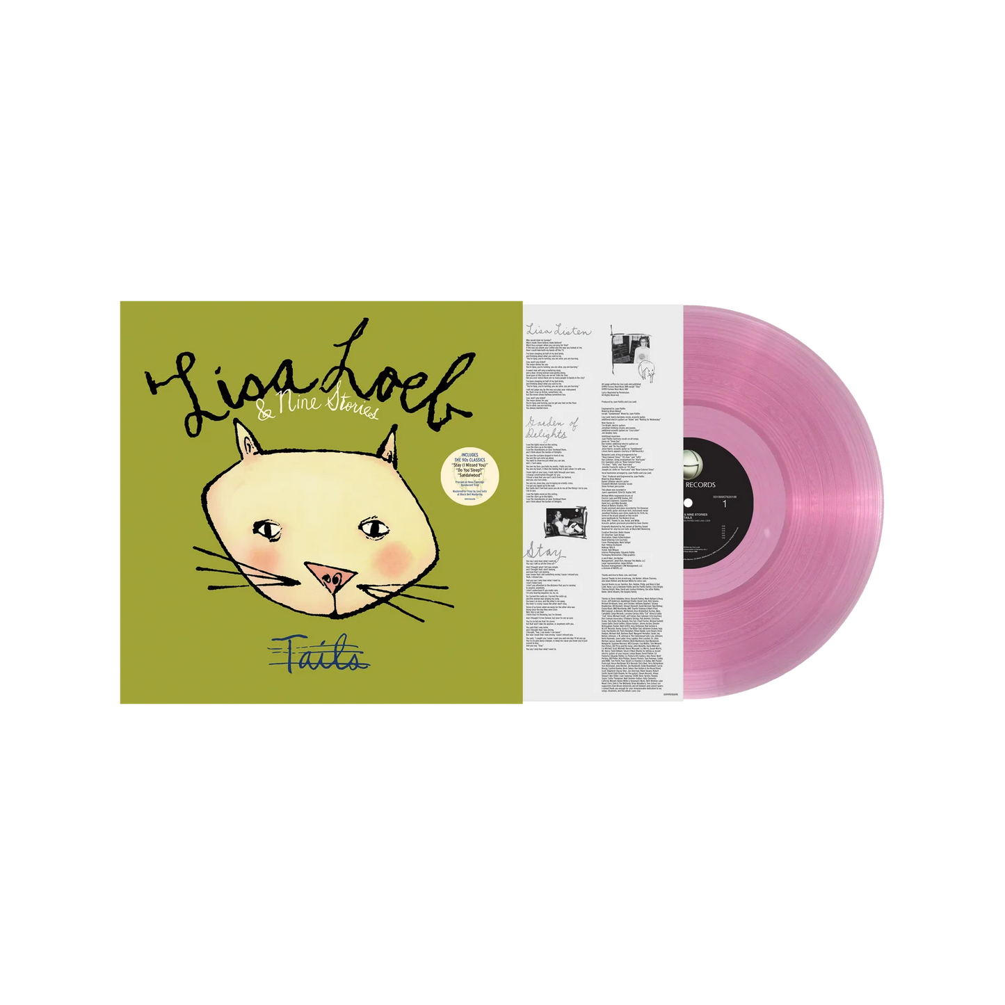 PREORDER (08/07/26): Lisa Loeb - Tails LP translucent neon flamingo vinyl record