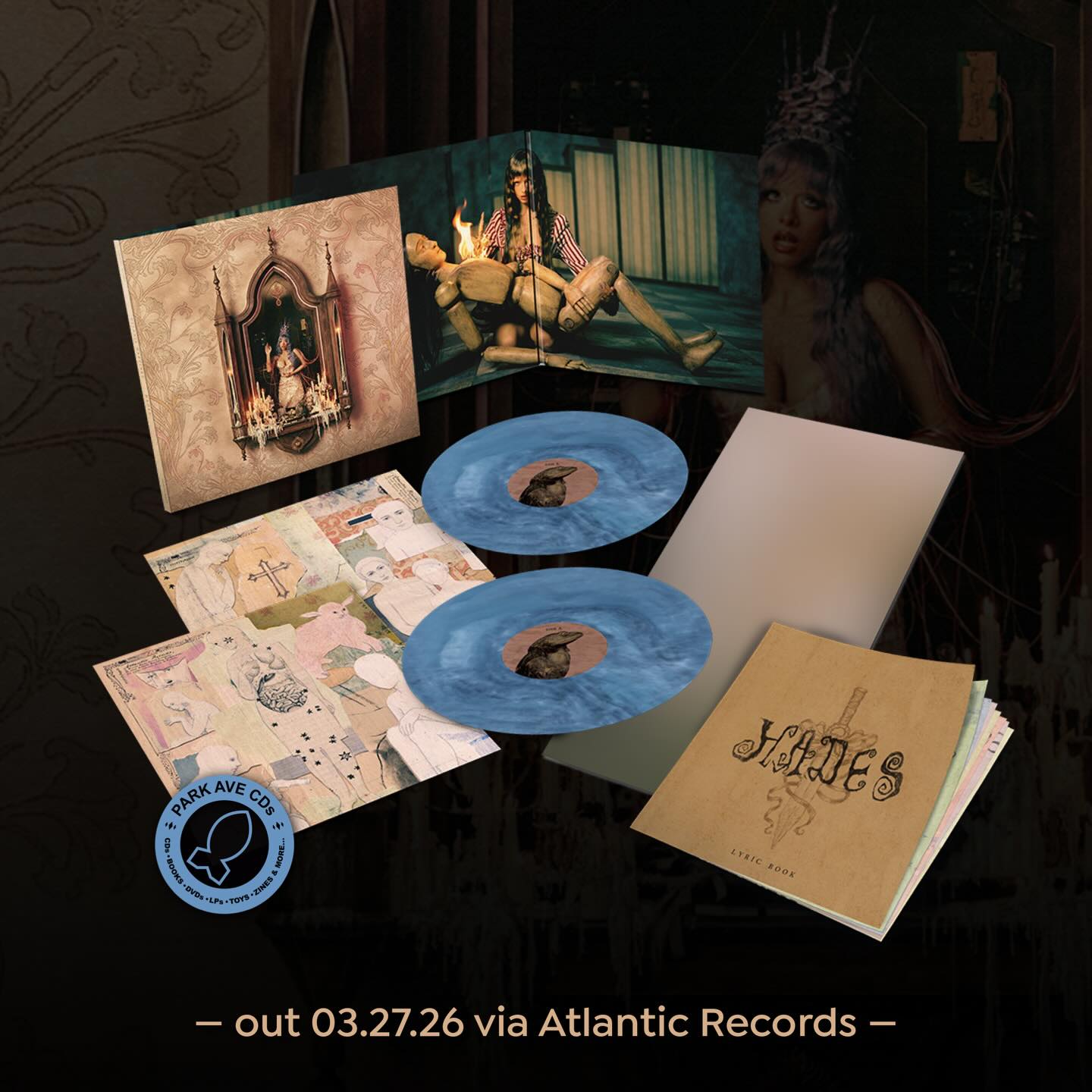 Melanie Martinez - Hades 2xLP auro blue vinyl record (indie