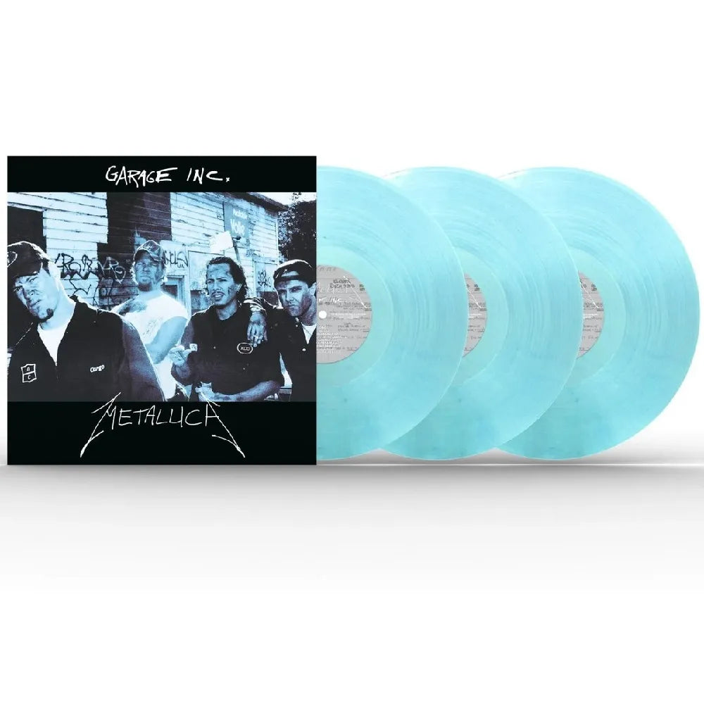 Metallica - Garage Inc. LP record (blue vinyl)