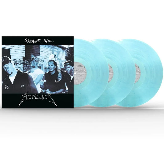 Metallica - Garage Inc. LP record (blue vinyl)