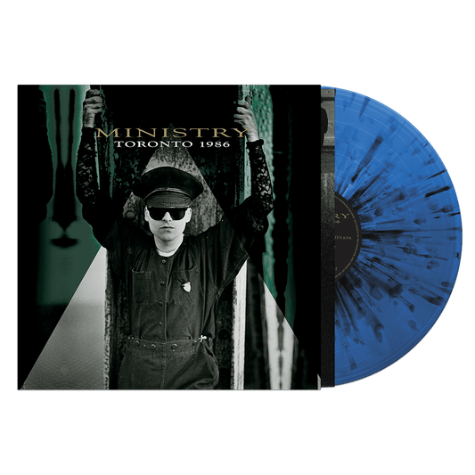 Ministry - Toronto 1986 LP record (blue/black splatter vinyl)