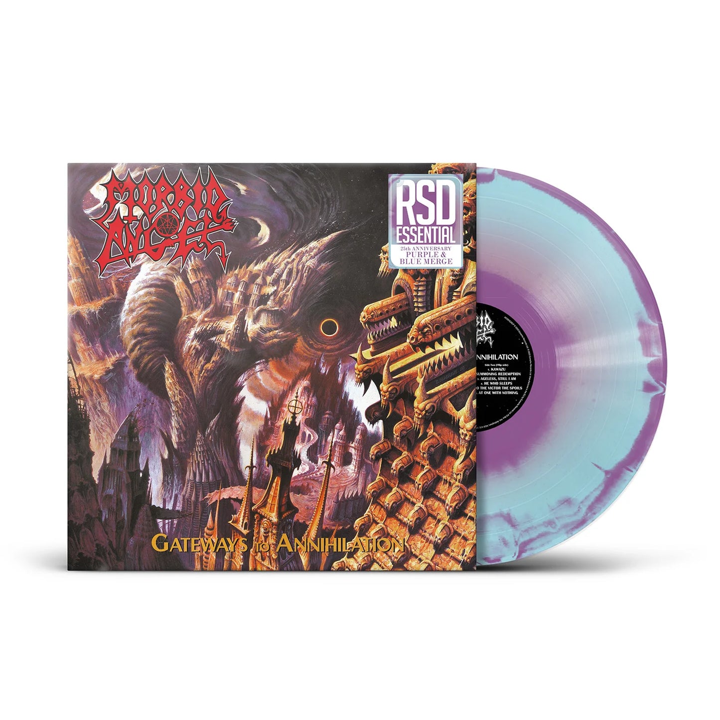 Morbid Angel - Gateways To Annihilation LP record (blue/purple colored vinyl)