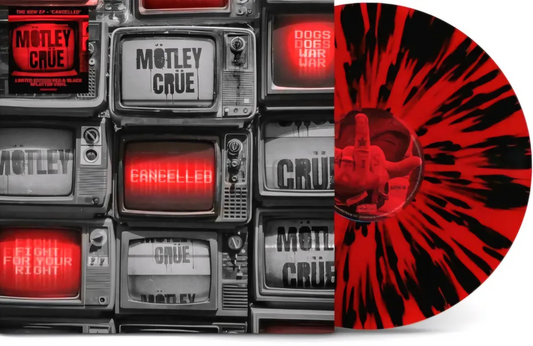 Motley Crue - Cancelled EP record (red/black splatter vinyl)