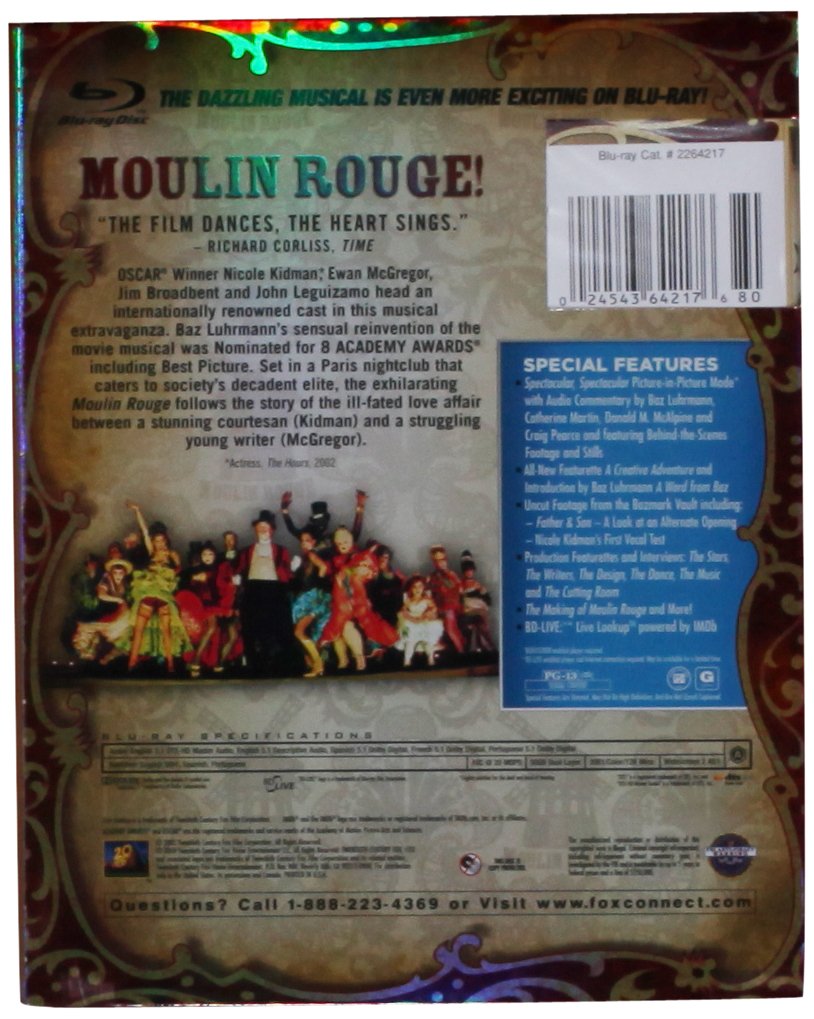 Moulin Rouge! Blu-Ray