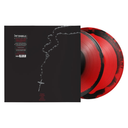 PREORDER (06/06/25) - My Chemical Romance - Three Cheers for Sweet Revenge 2xLP 20th Anniversary Edition vinyl record (red & black vinyl)