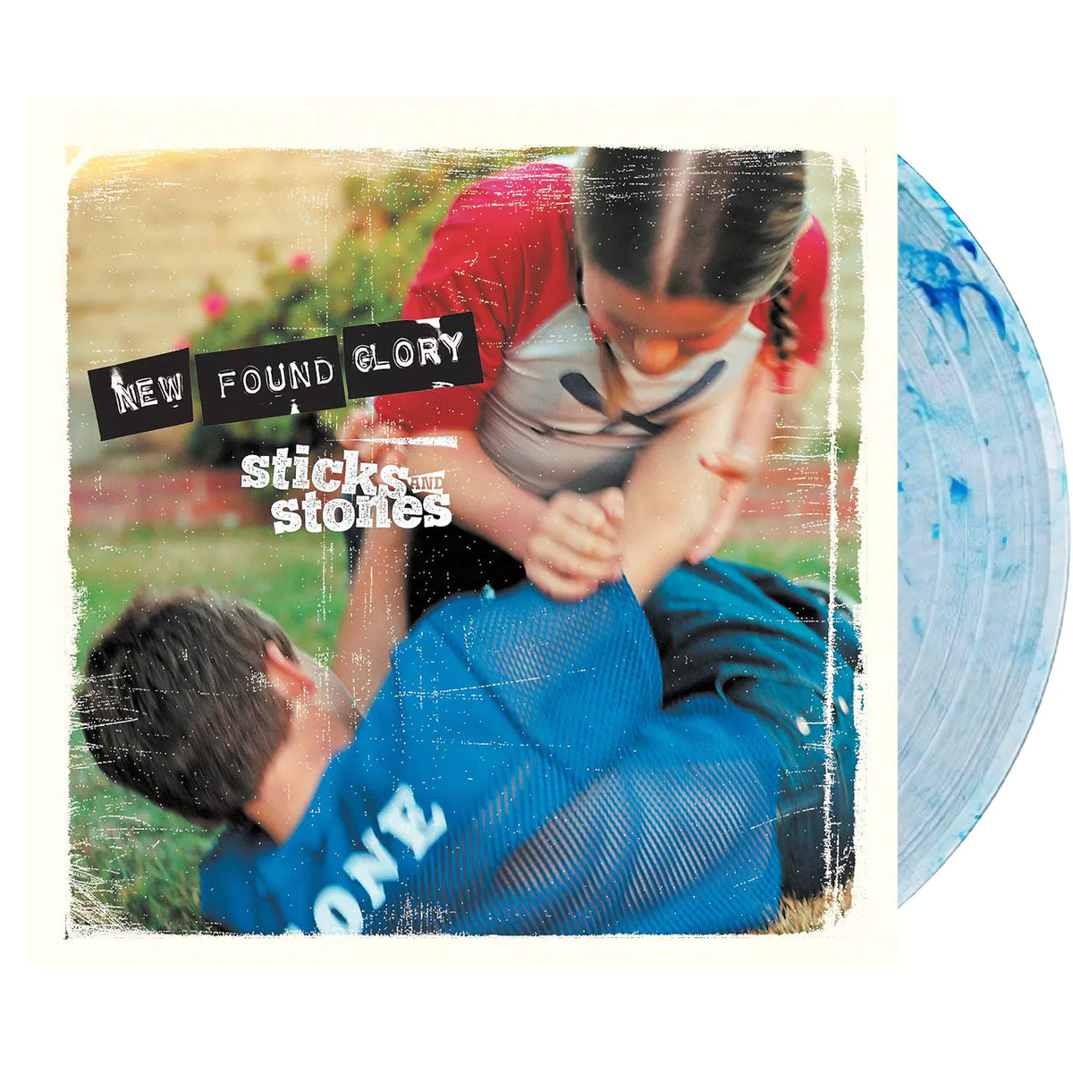 New Found Glory - Sticks and Stones LP record ("whirlpool" colored vinyl)