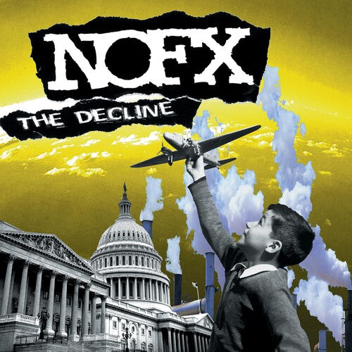 NOFX - The Decline 12" single vinyl record (transparent yellow vinyl)