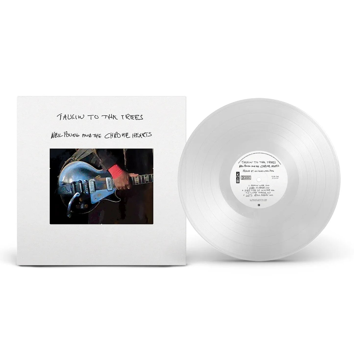 Neil Young & The Chrome Hearts - Talkin' To The Trees LP record (clear vinyl)