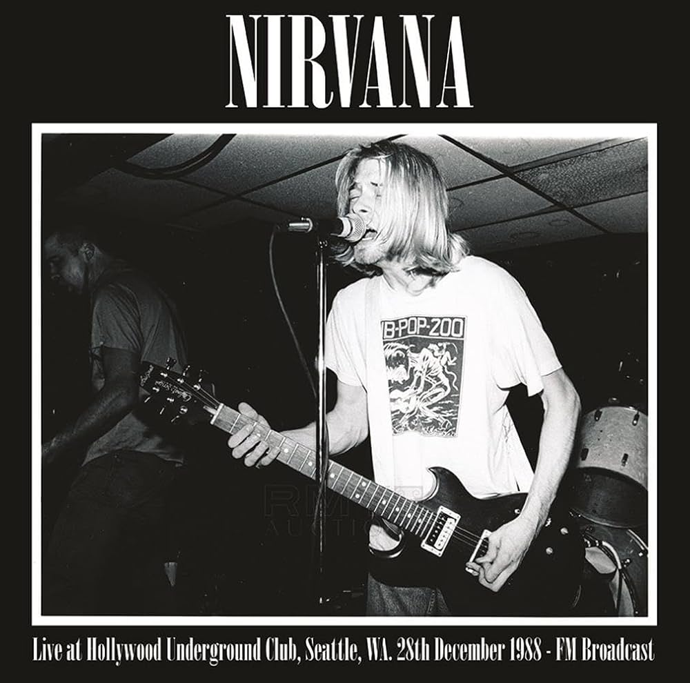 Nirvana - Hollywood Underground Club, 12/28/88 LP vinyl record
