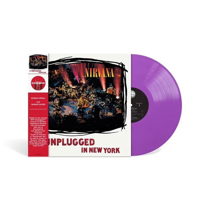 Nirvana - MTV Unplugged in New York LP Target Exclusive purple vinyl record