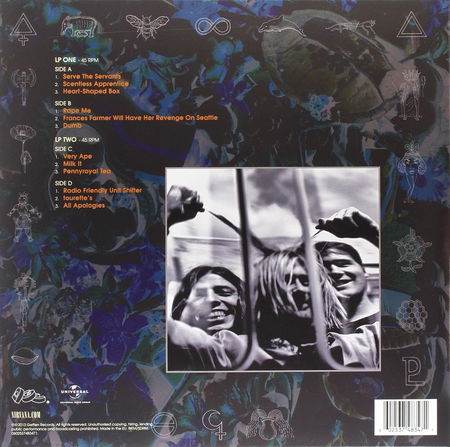 Nirvana - In Utero : 2013 Mix LP vinyl record