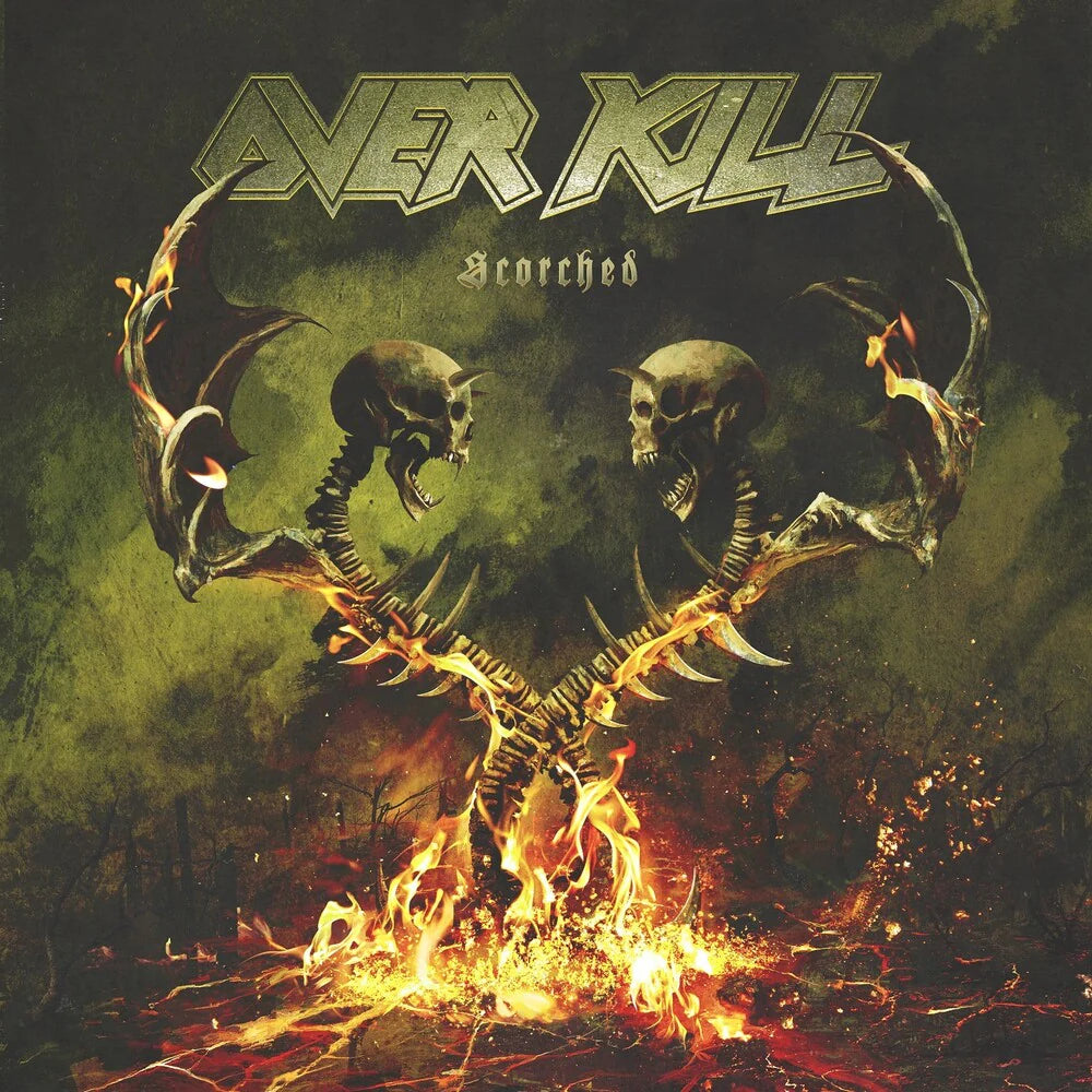 Overkill - Scorched LP record (green vinyl)