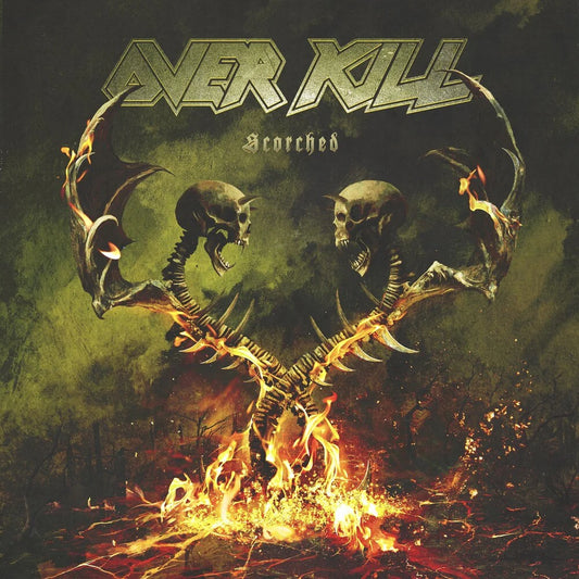 Overkill - Scorched LP record (green vinyl)