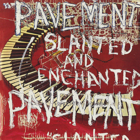 Pavement - Slanted and Enchanted LP record (red/white/black splatter vinyl)