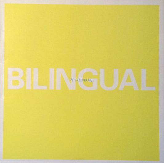 Pet Shop Boys - Bilingual LP vinyl record