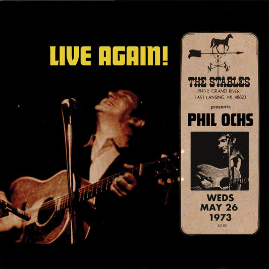 Phil Ochs - Live Again! LP vinyl record